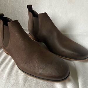 Kenneth Cole REACTION Guy Boot - Men's Chelsea Boot - Brown 9.5 M US